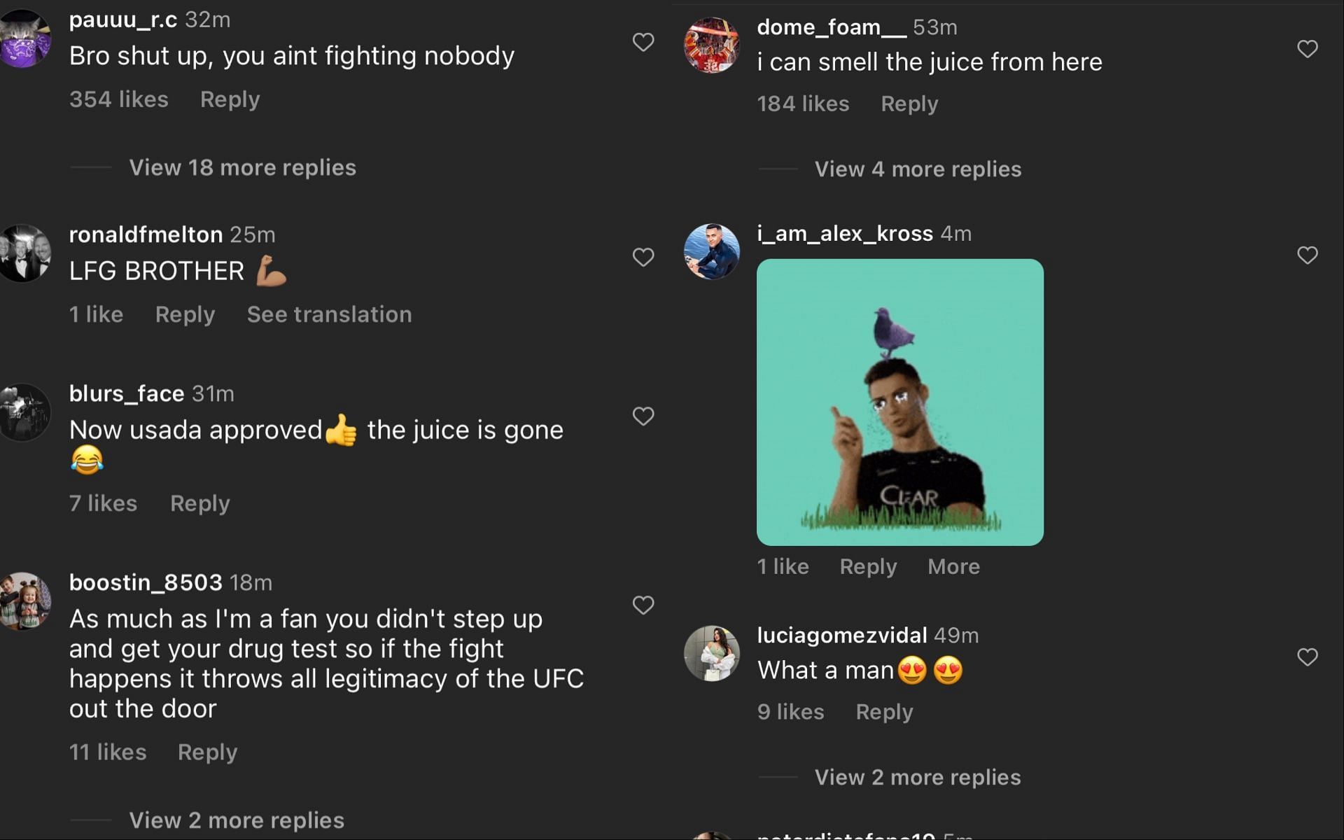 Fan reactions